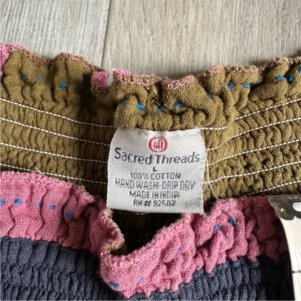Sacred Threads Bohemian Multicolor Top - Picture 5 of 7